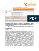 Informe Legal N°001 - 2020-Parcial /U. Autonoma: Rosmery Marielena Orellana Vicuña