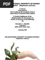 THE ANTIFUNGAL PROPERTY OF RADISH EXTRACT (Raphanus