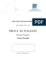 Prova Di Italiano: Scuola Primaria