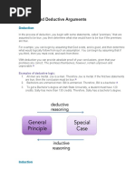 Inductive and Deductive Arguments