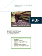 Manual Forraje Verde Hidroponico