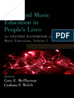 Music and Music Education in People's Lives (2018)