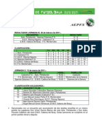 Liga Comarcal de Futbol-Sala Mancomunidad La Serena - Jornada 9