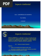 Geografia - Impacto Ambiental