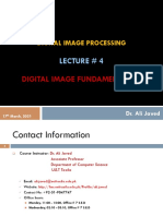 Lecture # 4: Digital Image Fundamentals-Ii