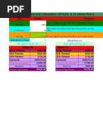 Pension Calculation Sheet Sindh 2019 20 21