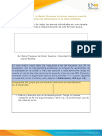 Anexo 4 - Tarea 4 Matriz Procesos de Orden Superior - Colaborativa