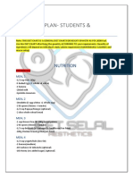 Nutrition Plan Students1