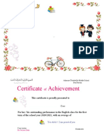 2 Certificates Dalila Ouchene