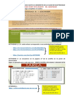 Resumen de Actividades Electricidad