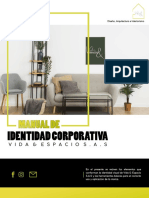 Manual identidad corporativa Vida & Espacio