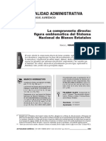 Obando, M. (Enero, 2018) - La Compraventa Directa Figura Emblemática Del Sistema Nacional de Bienes Estatales. Actualidad Jurídica, 290, Pp. 293-319