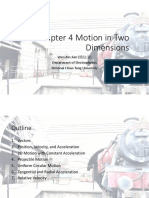 Chapter 4 Motion in Two Dimensions: Wen-Bin Jian (簡紋濱) Department of Electrophysics National Chiao Tung University