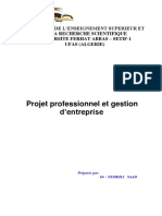 LET67 - Projet Professionnel Et Gestion D Entreprise - Chapitre 2