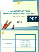 Hubungan Antara Negara Dan Waga Negara KLP 3