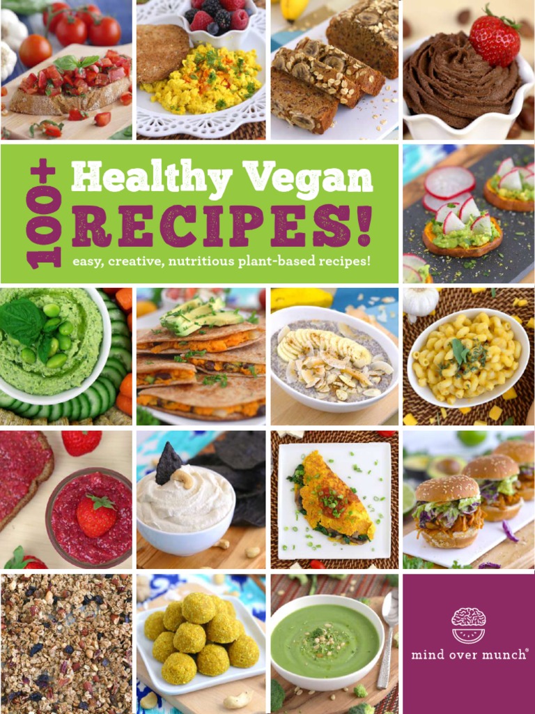 100+ Healthy Vegan Recipes PDF Oatmeal Muffin