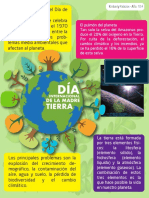 INFOGRAFIA Dia de La Tierra KIMBERLY PALACIOS