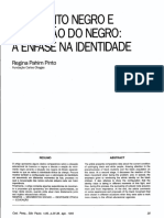 PINTO, Regina Pahim. Movimento Negro e Educação Do Negro