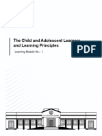 The Child and Adolescent Learners and Learning Principles