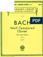 Bach o Cravo Bem Temperado Livro 2