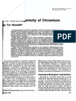The Carcinogenicity of Chromium