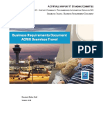 ACRIS Seamless Travel Business Requirement Document 0.99