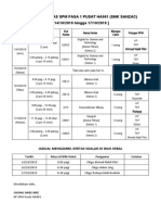 Jadual Petugas SPM Fasa 1 Pusat Ha901 (SMK Sanzac) (14/10/2019 Hingga 17/10/2019)