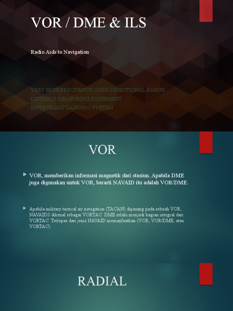 Navigasi Udara: VOR, DME, dan ILS | PDF | Teknologi & Rekayasa