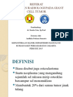 Presentasi Gambaran Radiologi Pada GIant Cell Tumour