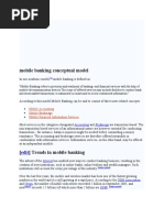 Mobile Banking Conceptual Model