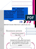 Biosintesis Protein (Replikasi) Kelompok 2, Kelas 2b
