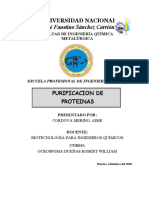 Purificación de proteínas: Aislamiento, separación y purificación