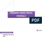 Passive Voice With Modals