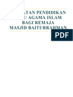 Kegiatan Pendidikan Ilmu Agama Islam