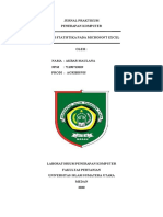 JURNAL PRAKTIKUM Penerapan Komputer Fungsi Statistika Pada Ms Excel