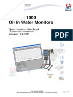 OIW-EX 1000 Oil in Water Monitors: Spectrometer Handbook Version: EX-002