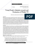 Young People’s Attitudes towards Mobile TV