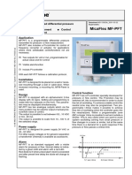 Micaflex MF-PFT: Microprocessor Based Differential Pressure Transmitter Pressure Measurement Control Flow Measurement