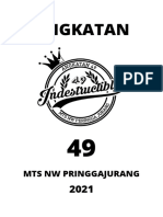 MTS NW PRINGGAJURANG ANGKATAN 2021