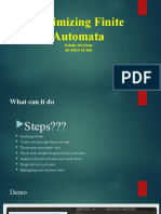 Optimizing Finite Automata