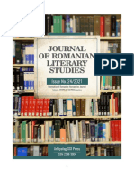 Journal of Romanian Literary Studies: An International Academic Publication