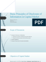Hukum Pasar Modal - Kuliah III - Basic Principles of Disclosure of Information in Capital Market (22 Jan 2020)