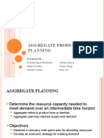Aggregate Production Planning Optimization