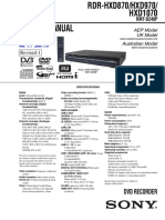 RDR HXDx70 Manual