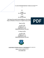 Final Year Project and Internship Report Template (Title) : Daffodil International University