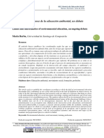 Límites e Indefiniciones de La Educación Ambiental