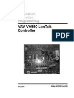 Vav Vv550 Lontalk Controller: Installation Operation Programming