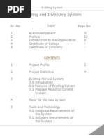 E-Billing and Inventory System