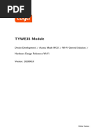 TYWE3S Module Tuya Smart Docs