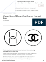 Chanel Loses EU Court Battle Over Huawei Logo - BBC News